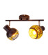 Casco Twin Ceiling Spotlight Black 2xE27-4