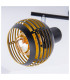 Casco Twin Ceiling Spotlight Black 2xE27-9