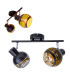 Casco Twin Ceiling Spotlight Black 2xE27-10