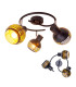 Casco Ceiling Spotlight Clusters Black 3xE27-10