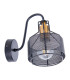Foro Dome Wall Lamp Black 1xE27-1