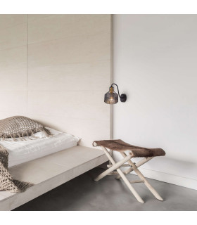 Foro Dome Wall Lamp Black 1xE27-2
