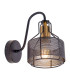 Foro Dome Wall Lamp Black 1xE27-8