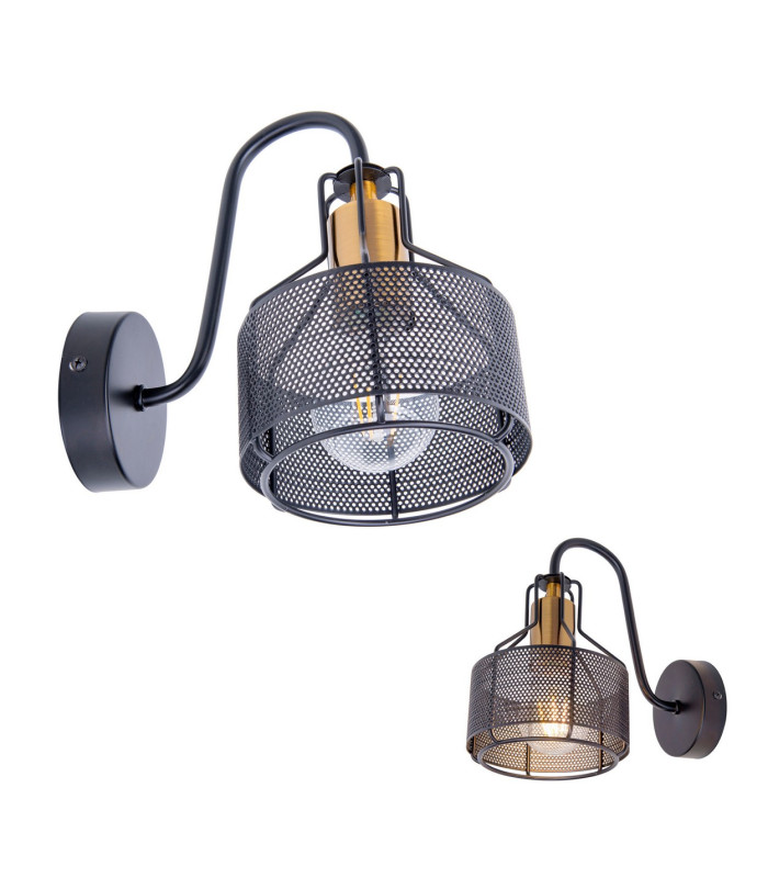 Foro Dome Wall Lamp Black 1xE27-11