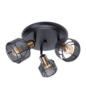Foro Ceiling Spotlight Clusters Black 3xE14-1
