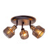 Foro Ceiling Spotlight Clusters Black 3xE14-6