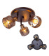 Foro Ceiling Spotlight Clusters Black 3xE14-9