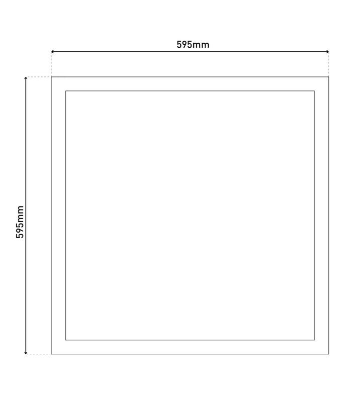 Nico Dimmable LED Panel White 3012-6680K Remote Control-5