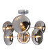 Orion Multi Arm Semi Flush Ceiling Lamp Chrome 6xG9-4