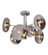 Orion Multi Arm Semi Flush Ceiling Lamp Chrome 6xG9-8