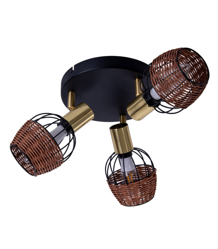 Corbis Ceiling Spotlight Clusters Black 3xE14-1