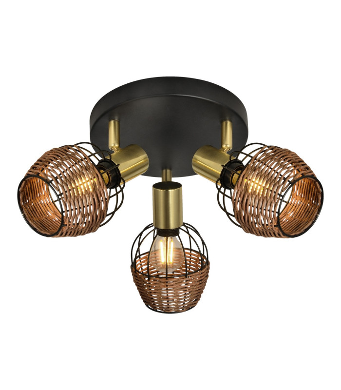 Corbis Ceiling Spotlight Clusters Black 3xE14-4