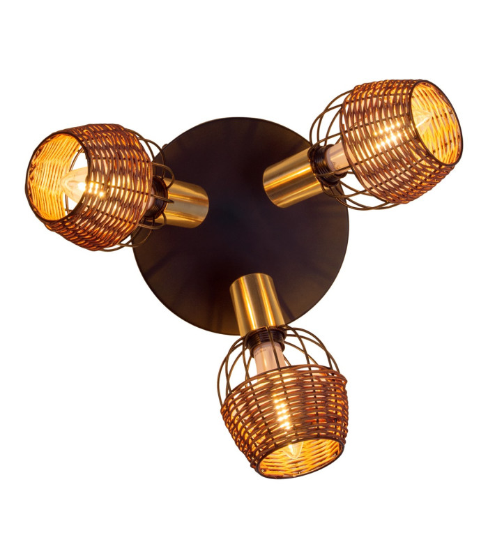 Corbis Ceiling Spotlight Clusters Black 3xE14-5