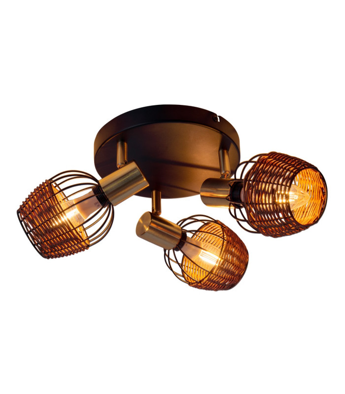 Corbis Ceiling Spotlight Clusters Black 3xE14-9