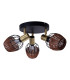 Corbis Ceiling Spotlight Clusters Black 3xE14-12