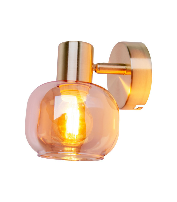 Libby Dome Wall Lamp Brass 1xE14-5