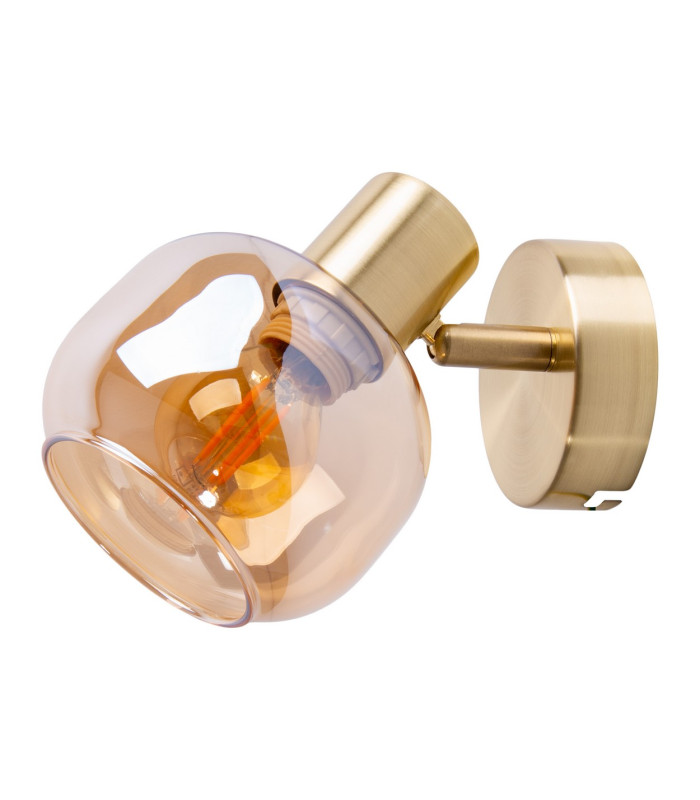 Libby Dome Wall Lamp Brass 1xE14-6