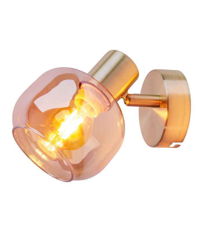 Libby Dome Wall Lamp Brass 1xE14-7