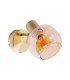 Libby Dome Wall Lamp Brass 1xE14-10