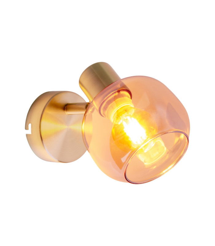 Libby Dome Wall Lamp Brass 1xE14-11