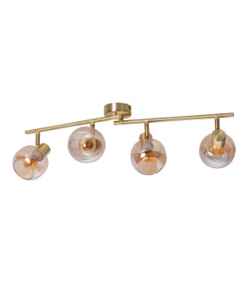 Libby Ceiling Spotlight Bar Brass 4xE14-1