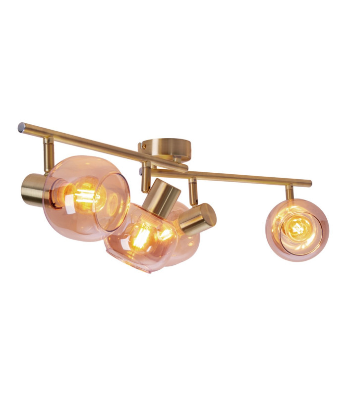 Libby Ceiling Spotlight Bar Brass 4xE14-10