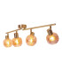 Libby Ceiling Spotlight Bar Brass 4xE14-12