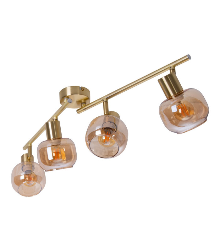 Libby Ceiling Spotlight Bar Brass 4xE14-13