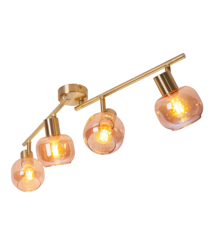 Libby Ceiling Spotlight Bar Brass 4xE14-14