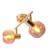 Libby Twin Ceiling Spotlight Brass 2xE14-7