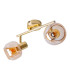 Libby Twin Ceiling Spotlight Brass 2xE14-10