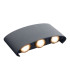 Auron LED Outdoor Up Down Wall Lamp Anthracite 3000K IP65-1