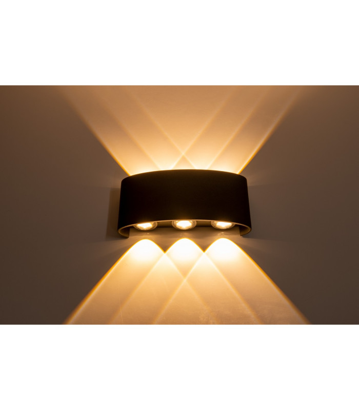 Auron LED Outdoor Up Down Wall Lamp Anthracite 3000K IP65-2