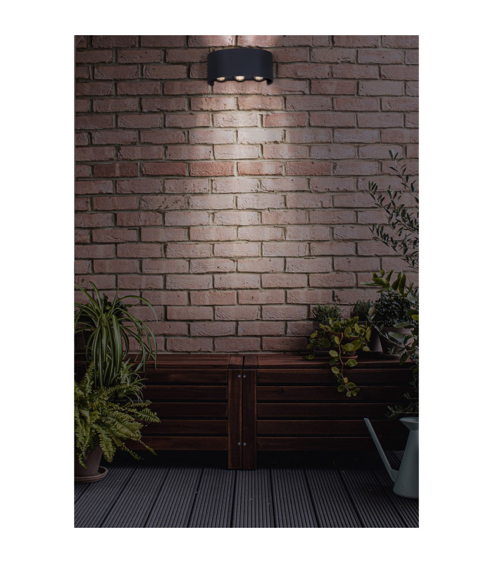 Auron LED Outdoor Up Down Wall Lamp Anthracite 3000K IP65-4