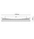 Arany Dimmable Integrated LED Semi Flush Ceiling Light Black 2957K-3