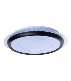 Canna Dimmable CCT Integrated LED Semi Flush Ceiling Light White 3000-6200K-1
