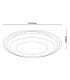 Canna Dimmable CCT Integrated LED Semi Flush Ceiling Light White 3000-6200K-3