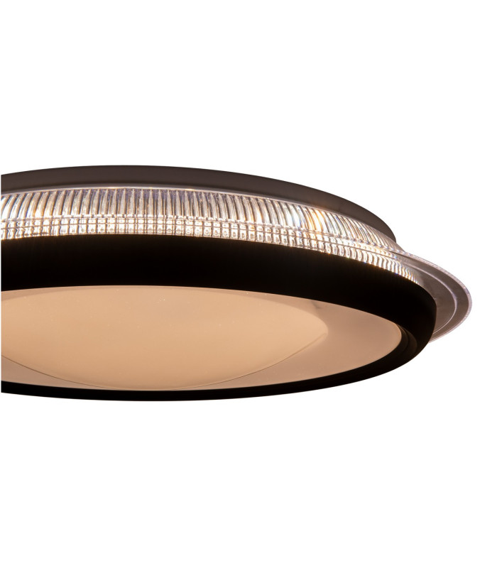 Canna Dimmable CCT Integrated LED Semi Flush Ceiling Light White 3000-6200K-15