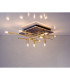 Ancona Semi Flush Ceiling Light Brass 11xG9-2