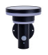 Nora Dimmable LED Solar Outdoor Motion Sensor Wall Lamp Black PIR + Dusk to Dawn Sensor 3000K IP44-1