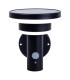 Nora Dimmable LED Solar Outdoor Motion Sensor Wall Lamp Black PIR + Dusk to Dawn Sensor 3000K IP44-9