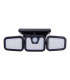 Pacita Dimmable LED Solar Outdoor Motion Sensor Wall Lamp Black PIR + Dusk to Dawn Sensor 6500K IP44-1
