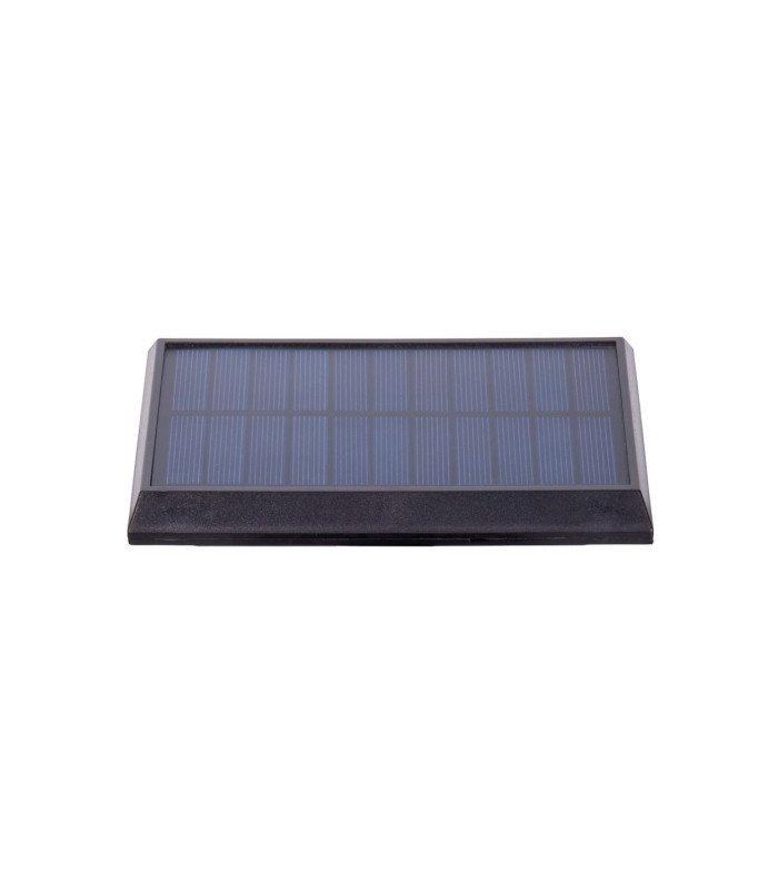 Pacita Dimmable LED Solar Outdoor Motion Sensor Wall Lamp Black PIR + Dusk to Dawn Sensor 6500K IP44-10