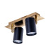 Frida Twin Ceiling Spotlight Black-Gold 2xGU10-5