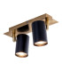 Frida Twin Ceiling Spotlight Black-Gold 2xGU10-6