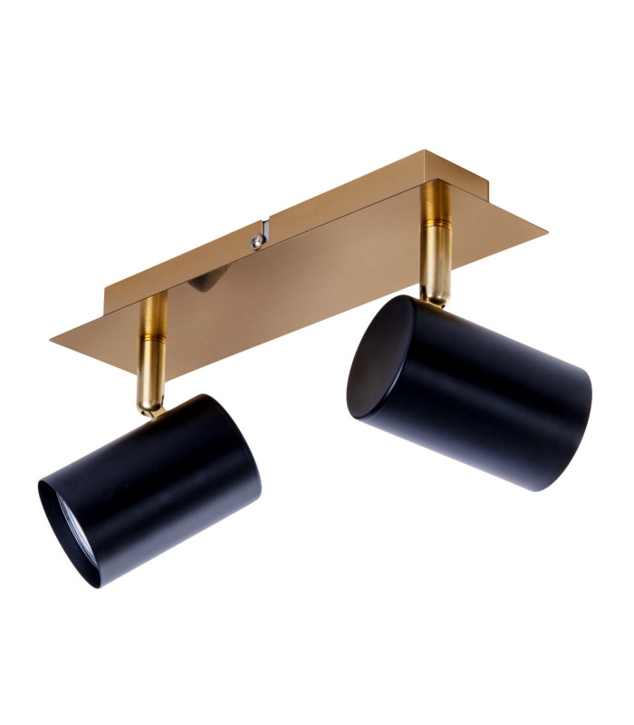 Frida Twin Ceiling Spotlight Black-Gold 2xGU10-7