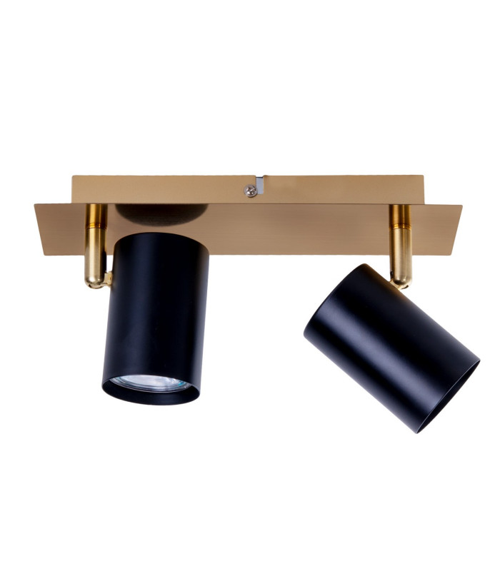 Frida Twin Ceiling Spotlight Black-Gold 2xGU10-9