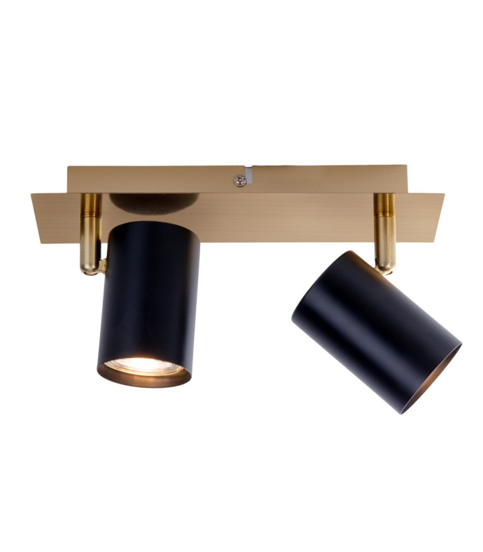 Frida Twin Ceiling Spotlight Black-Gold 2xGU10-10