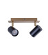Frida Twin Ceiling Spotlight Black-Gold 2xGU10-11