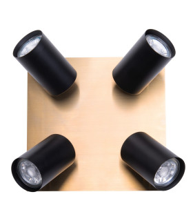 Frida Ceiling Spotlight Clusters Black-Gold 4xGU10-1